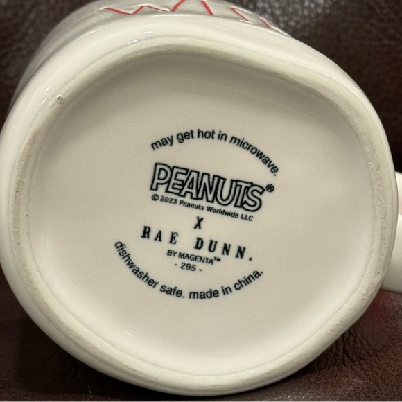 WARM WISHES Figural Snoopy Christmas Mug - Rae Dunn Peanuts Collection - Picture 11 of 11